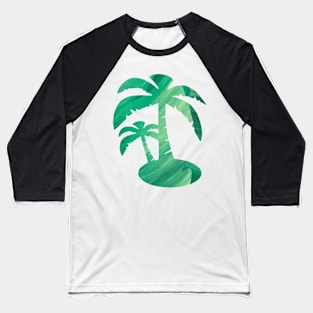 green palm tree Baseball T-Shirt